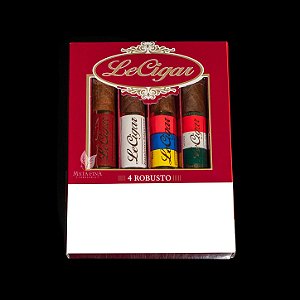 Le Cigar Collection Robusto - Petaca C/4 Unid