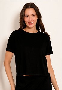 Blusa Feminina Mullet Canelada