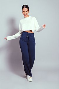 Calça Feminina De Viscose Pantalona