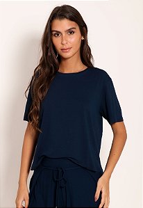 Camiseta Básica Feminina  Viscose Along