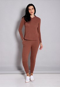 Calça Jogger Feminina Com Bolso Lateral