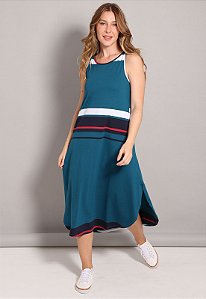Vestido Femino Longo de Algodão Bella
