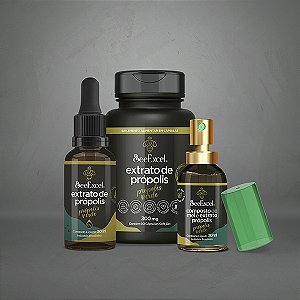 Combo Proteção: 01 Extrato em Cápsulas + 01 Extrato em Gotas + 01 Spray