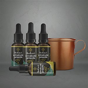 Combo Proteção: 04 Extrato em Gotas + Caneca