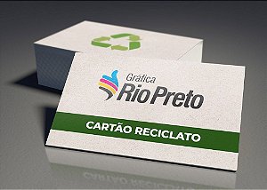 Cartões de Visitas em papel Reciclato 240g