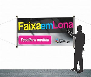 Faixa em Lona com Impressão Digital