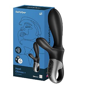 SATISFYER HEAT CLIMAX+ APP - Vibrador Anal Com Aquecimento Recarregável