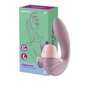 Vibrador Ponto G com Ondas de Sucção no Clítoris - SATISFYER SUPERNOVA