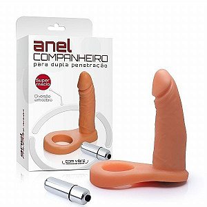 Anel Companheiro c/ Vibrador Torpedo 11x2,5 cm