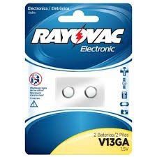 BATERIA RAYOVAC LR44 V13GA 1,5V com 2un.