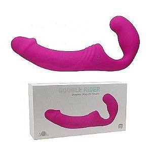 Penetrador STRAPLESS Recarregável c/ Plug Vaginal e Controle Wireless  DOUBLE RIDER