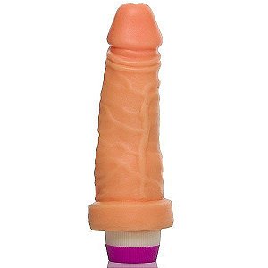 Pênis 6 Maciça c/ vibrador - 14,5x4cm ADAO15A