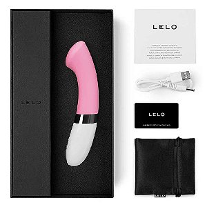 Vibrador Dupla Função Ponto G e Clitóris - RECARREGÁVEL LUXO - LELO GIGI 2  Pink