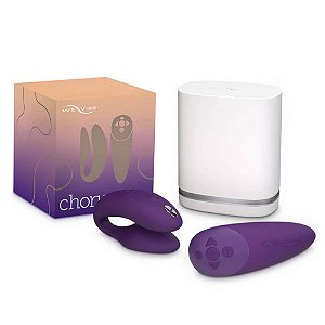 Vibrador Para Casal We-vibe CHORUS (ROXO) - Aplicativo Para Controle De Vibração E Controle Remoto