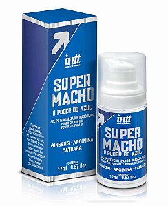 SUPER MACHO INTT - GEL Potencializador Masculino com o Poder do Azul - 17 ML