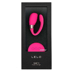 Vibrador p/ casal LELO TIANI 3 recarregável - CERISE