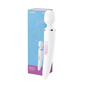 SATISFYER WAND-ER WOMAN  - Varinha Mágica Massageadora Recarregável 50 Vibrações