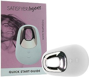 Satisfyer WHITE TEMPTATION -  Vibrador Clitoriano Discreto Potente A prova D'água