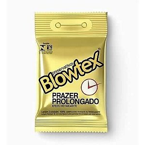 Preservativo / Camisinha Blowtex Prazer Prolongado - 3 Unid.