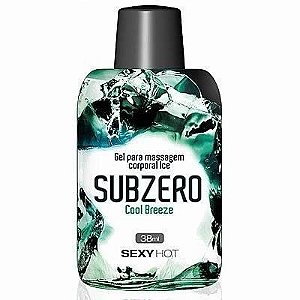 Gel para massagem beijável SUBZERO Cool Breeze
