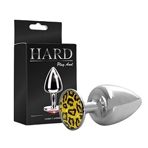 PLUG COM PEDRA HARD (HA114) CROMADO M