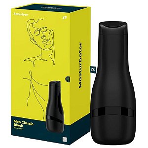 VIBRADOR SATISFYER MEN CLASSIC MASTURBATOR PRETO