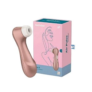 SATISFYER PRO 2 VIBRATION- ETIMULADOR DE CLITÓRIS COM ONDAS DE SUCÇÃO E VIBRAÇÃO