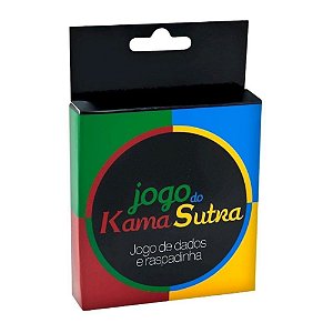 BRINCADEIRA JOGO DO KAMA SUTRA C/RASPADINHA E DADO COLORIDO