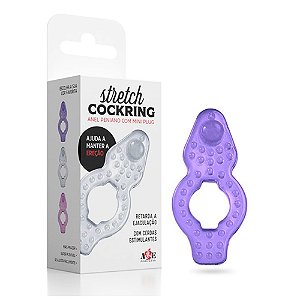 ANEL PENIANO COM MINI PLUG STRETCHY COCKRING