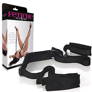 FETICHE POSIÇAO MESTRE CINTA DE NYLON PRETO