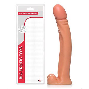 PROTESE DESTROYER 29X4CM COM ESCROTO BEGE ADAO31