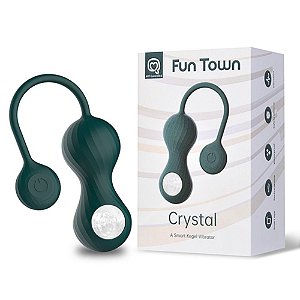 VIBRADOR FUN TOWN CRYSTAL SMART KEGEL MM025