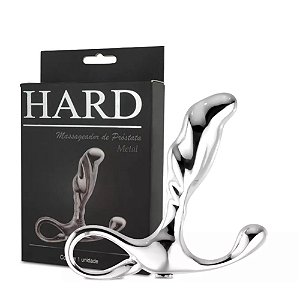 MASSAGEADOR DE PROSTATA METAL HARD (HA125) CROMADO