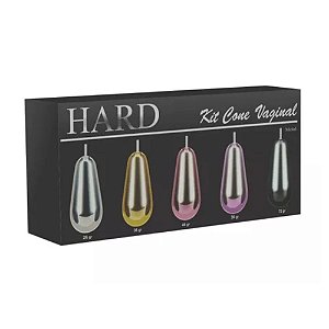 POMPOARISMO KIT CONE VAGINAL METAL HARD 26G 36G 46G 56G 72G