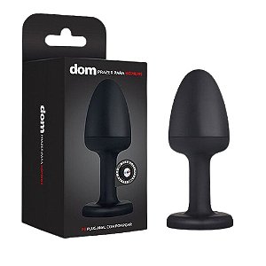 PLUG P5 PLUG ANAL C/ POMPOAR PRETO