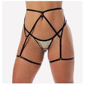 CINTA LIGA SENSUALLE LEVE PRETO