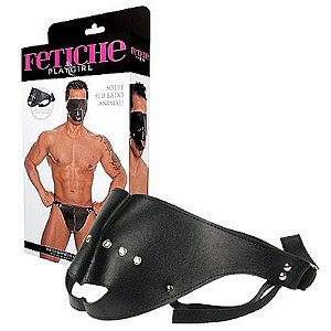 FETICHE NOSEBAND COM VENDA FOCINHEIRA C/TAPA OLHO PRETO