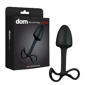 PLUG P4 PLUG POMPOAR ANAL DOM PRETO