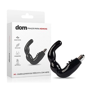 MASSAGEADOR DE PRÓSTATA COM VIBRO DOM M1 DOM059