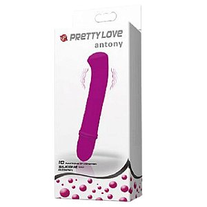 VIBRADOR ANTONY 10 MODOS VIBRAÇÃO PRETTY LOVE