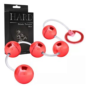 POMPOARISMO BOLINHAS TAILANDESAS HARD METAL (HA120) VERMELHO M