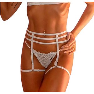 CINTA LIGA SENSUALLE JOVEM BRANCO