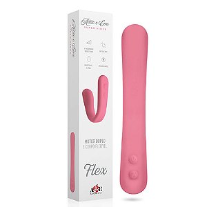 VIBRADOR FLEX MOTOR DUPLO E CORPO FLEXÍVEL