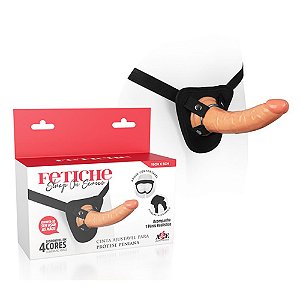 FETICHE STRAP ON SERIES 19X5CM PENIS, CINTA E ARGO