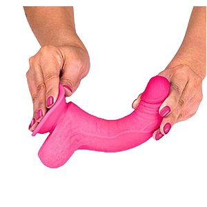 PROTESE SLIDING SKIN SLIDY FUCHSIA 8" LIKE TRUE ROSA