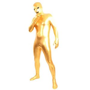 FETICHE MACACÃO ZENTAI LATEX LOVETOYS DOURADO P