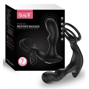 MASSAGEADOR DE PROSTATA COM ANEL PROSTATE MASSAGE DIBE REF64