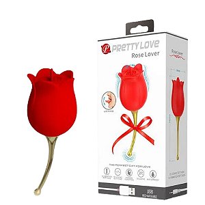 VIBRADOR SILICONE ROSE LOVER