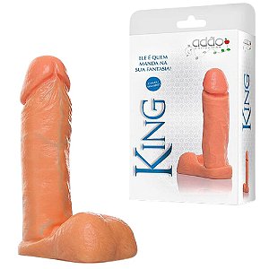 PROTESE KING 6 16,5X4 C/ESCROTO BEGE