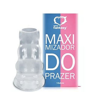 CAPA MAXIMIZADORA DO PRAZER INCOLOR 11CM TRANSPARENTE